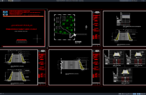 Download Desain Tambatan Perahu 12 Meter Wakatobi DWG AutoCAD tambatan perahu 12 meter wakatobi
