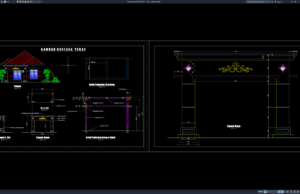Download Gambar Rencana Teras DWG AutoCAD teras