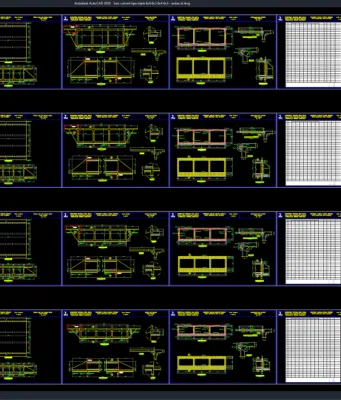 Download Desain Box Culvert Tipe Triple 6×6 6×5 6×4 6×3 DWG AutoCAD box culvert tipe triple 6x6 6x5 6x4 6x3