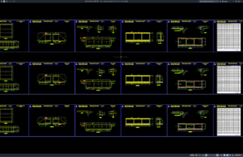 Download Desain Box Culvert Tipe Triple 7×6 7×5 7×4 DWG AutoCAD box culvert tipe triple 7x6 7x5 7x4