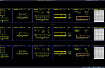 Download Desain Box Culvert Tipe Triple 8×6 8×5 8×4 DWG AutoCAD box culvert tipe triple 8x6 8x5 8x4