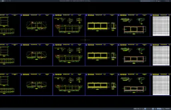 Download Desain Box Culvert Tipe Triple 8×6 8×5 8×4 DWG AutoCAD box culvert tipe triple 8x6 8x5 8x4