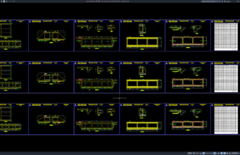 Download Desain Box Culvert Tipe Triple 9×6 9×5 9×4 DWG AutoCAD box culvert tipe triple 9x6 9x5 9x4