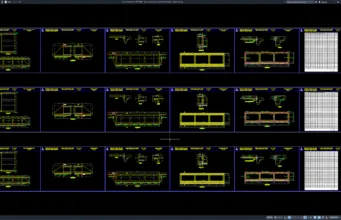 Download Desain Box Culvert Tipe Triple 9×6 9×5 9×4 DWG AutoCAD box culvert tipe triple 9x6 9x5 9x4