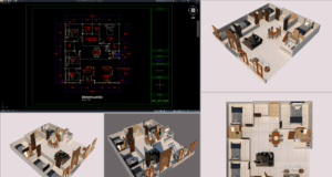 denah rumah 11x12 meter