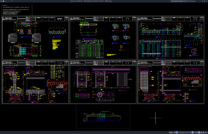 Download Gambar Jembatan Balok T Bentang 10 Meter DWG AutoCAD jembatan balok T bentang 10 meter