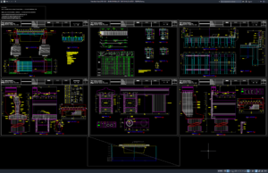Download Gambar Jembatan Balok T Bentang 25 Meter DWG AutoCAD jembatan balok T bentang 25 meter