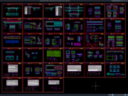 Download Gambar Jembatan Bentang 30 Meter Struktur I Girder DWG AutoCAD jembatan bentang 30 meter struktur i girder