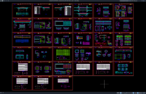 Download Gambar Jembatan Bentang 30 Meter Struktur I Girder DWG AutoCAD jembatan bentang 30 meter struktur i girder