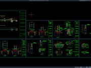 Download Gambar Jembatan Gantung Bentang 60 Meter DWG AutoCAD jembatan gantung bentang 60 meter