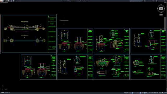 jembatan gantung bentang 60 meter jembatan gantung bentang 60 meter
