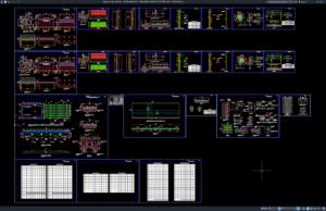 Download Desain Jembatan I-Girder Baja Komposit Bentang 30 Meter DWG AutoCAD jembatan i-girder baja komposit bentang 30 meter