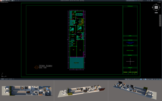 denah ruko 7x30 m (2 lantai) denah ruko 7x30 m (2 lantai)