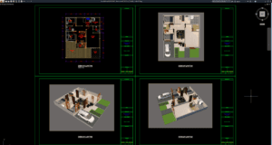 denah rumah 10x12 m (1 lantai)