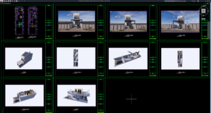 denah rumah 4x15 m (2 lantai)