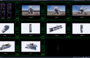 Download Denah Rumah 4×15 Meter (2 Lantai) DWG AutoCAD denah rumah 4x15 m (2 lantai)