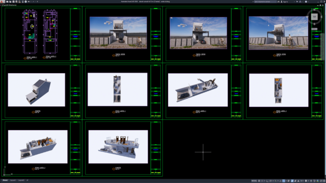 denah rumah 4x15 m (2 lantai)