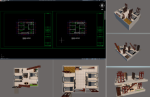 Download Denah Rumah 6,5×8,5 Meter (2 Lantai) DWG AutoCAD denah rumah 6,5x8,5 m (2 lantai)