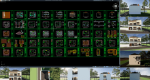 rumah 12x10 m (2 lantai)