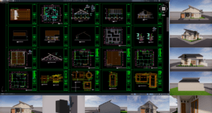 rumah 14,5x13,5 m (1 lantai)