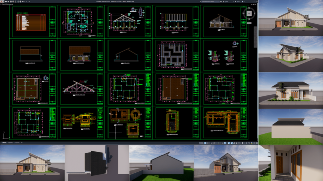 rumah 14,5x13,5 m (1 lantai) rumah 14,5x13,5 m (1 lantai)