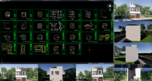 rumah 6,5x7,7 meter (2 lantai)