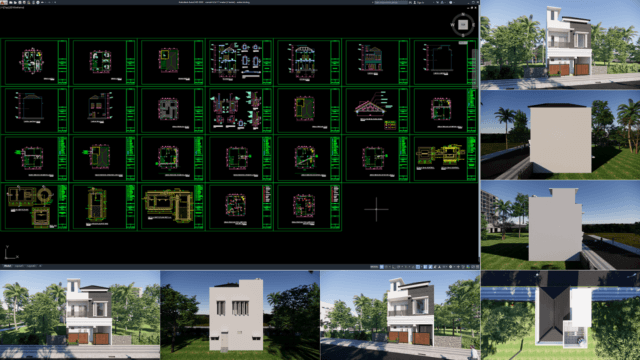 rumah 6,5x7,7 meter (2 lantai)