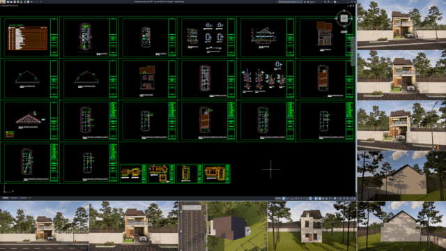 rumah 6,8x24 m (2 lantai) rumah 6,8x24 m (2 lantai)