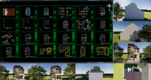 rumah 6x10 m (2 lantai)