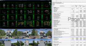 rumah 6x14 meter (2 lantai)