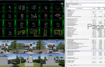 rumah 6x14 meter (2 lantai)