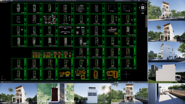 rumah 6x20 m (3 lantai)