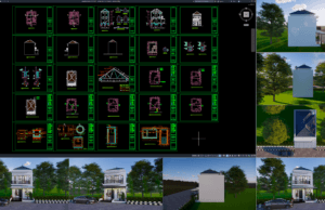 rumah 6x8,5 m (2 lantai)