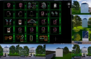rumah 6x8,5 m (2 lantai)
