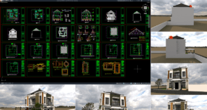 rumah 7,5x10 m (2 lantai)