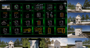 rumah 7,5x10 m (lantai 2)