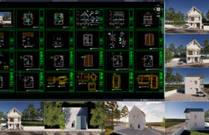 rumah 7,5x10 m (lantai 2)