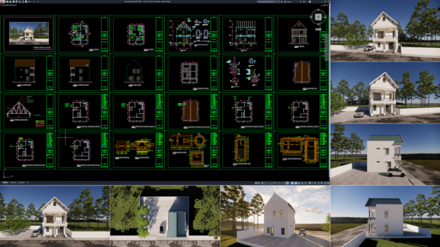 rumah 7,5x10 m (lantai 2)