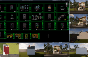 rumah 7x15 m (2 lantai)