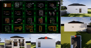 rumah 9x12 m (lantai 1)