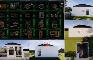 rumah 9x12 m (lantai 1)