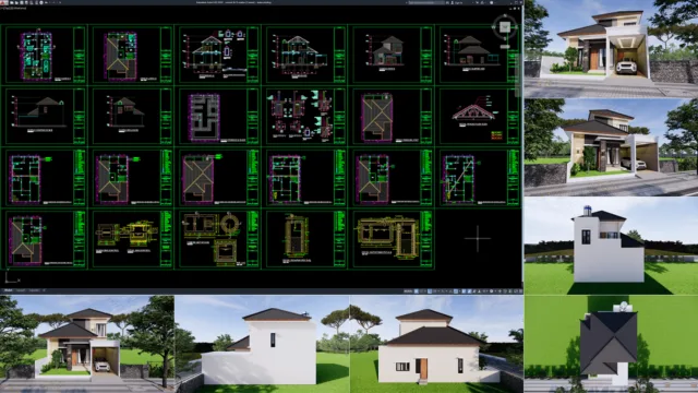 rumah 9x15 meter (2 lantai) rumah 9x15 meter (2 lantai)