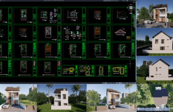 rumah 9x18 m (2 lantai)