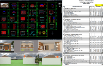 rumah kost 10x12 m (1 lantai)