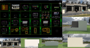 rumah kost 6x13 m (1 lantai)