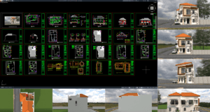 rumah+kost 10x15 m (2 lantai)