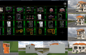 rumah+kost 10x15 m (2 lantai)