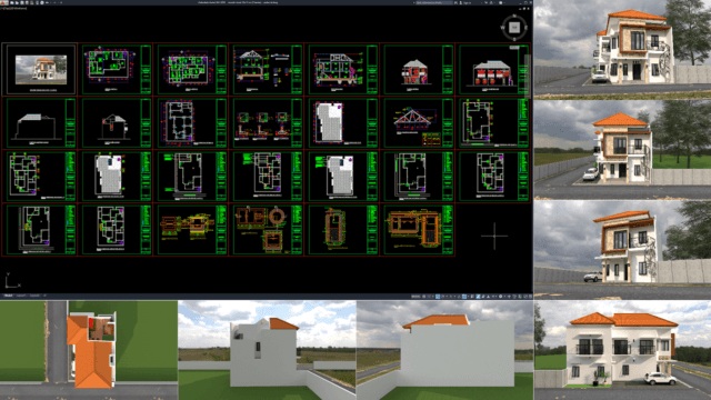 rumah+kost 10x15 m (2 lantai)