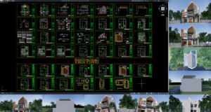 desain rumah 10x14 meter (2 lantai)