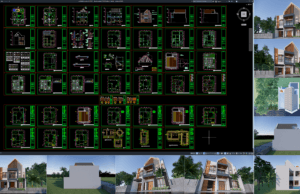 desain rumah 10x14 meter (2 lantai)